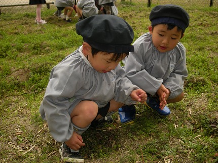 つくしと園児達その４